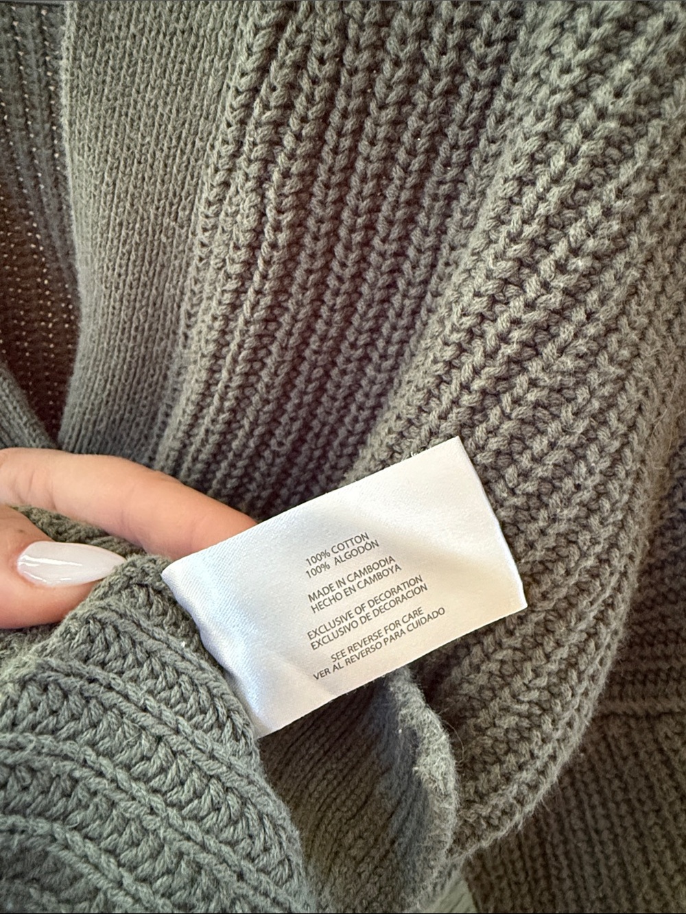 GAP Ribbed Button-Front Cardigan - Picture 4 of 6